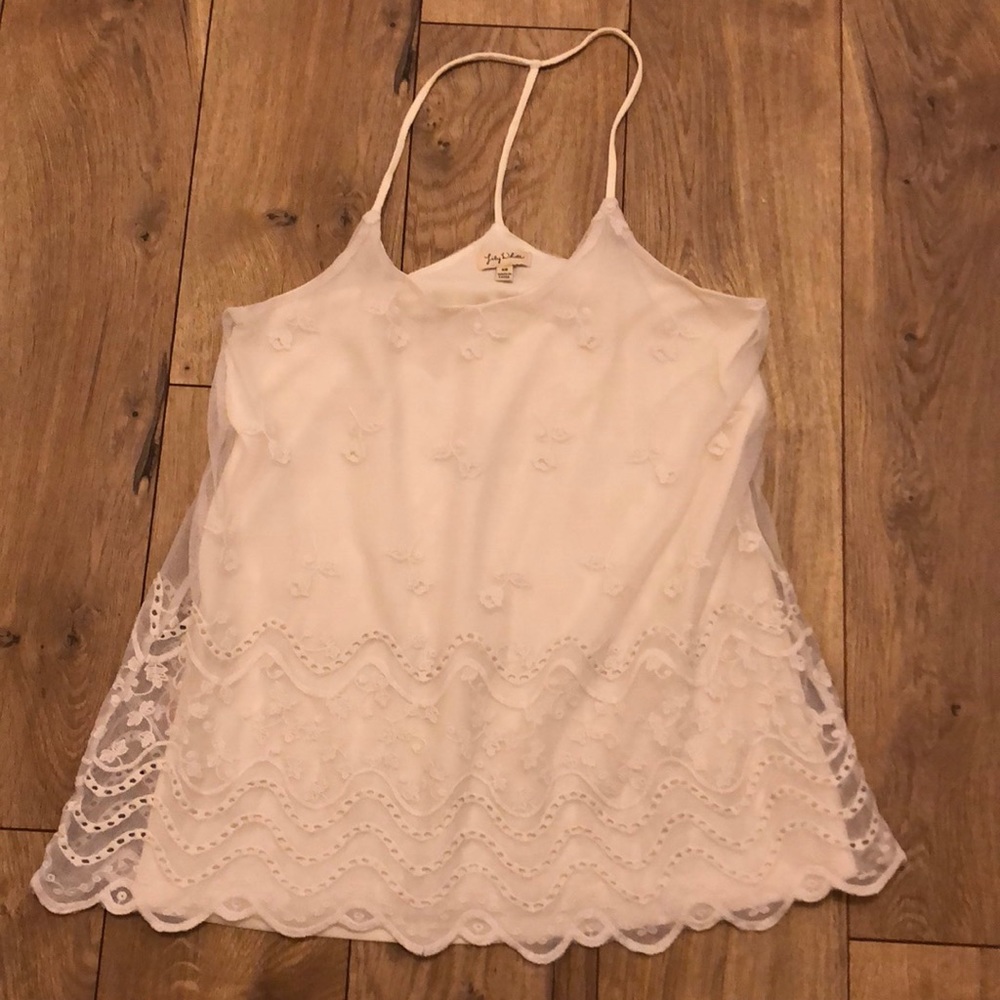 Lily White - XSmall long tank